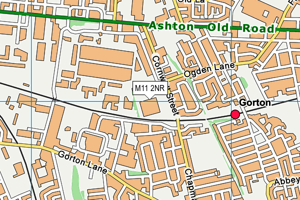 M11 2NR map - OS VectorMap District (Ordnance Survey)