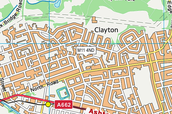 M11 4ND map - OS VectorMap District (Ordnance Survey)