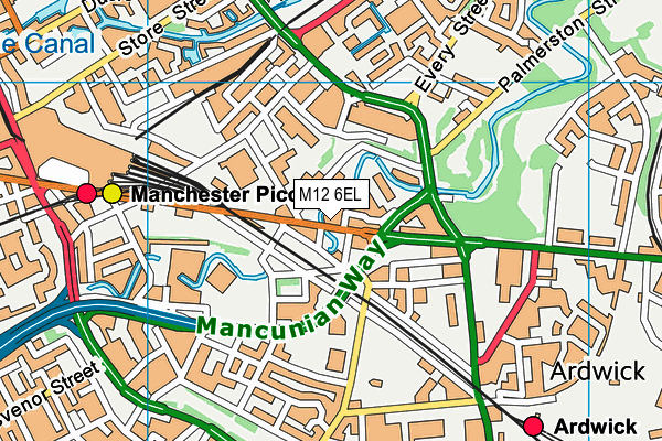 Sol Christian Academy map (M12 6EL) - OS VectorMap District (Ordnance Survey)