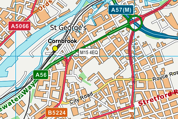 M15 4EQ map - OS VectorMap District (Ordnance Survey)