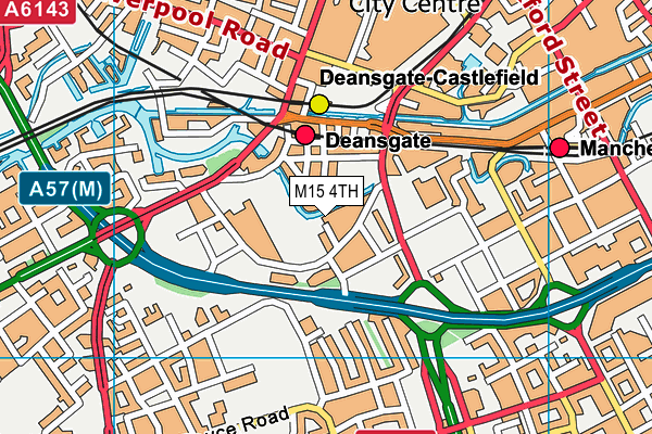 M15 4TH map - OS VectorMap District (Ordnance Survey)