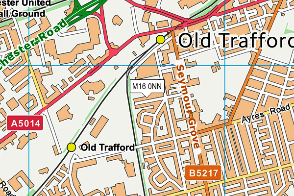 M16 0NN map - OS VectorMap District (Ordnance Survey)