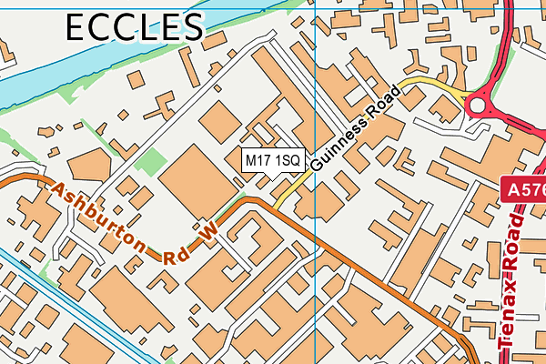 Crossfit 3d (Closed) map (M17 1SQ) - OS VectorMap District (Ordnance Survey)