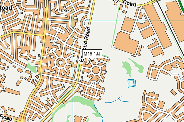 M19 1JJ map - OS VectorMap District (Ordnance Survey)
