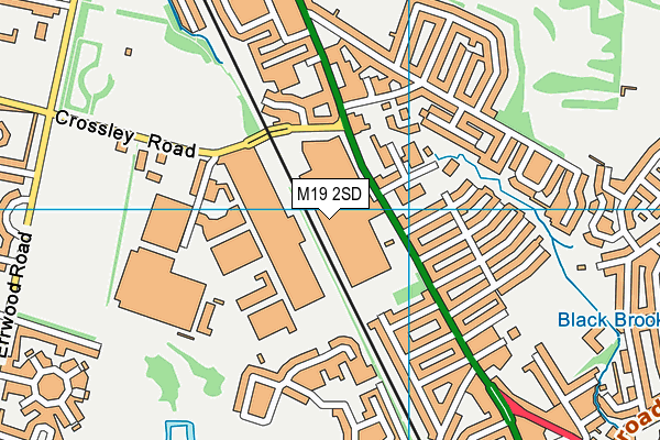 M19 2SD map - OS VectorMap District (Ordnance Survey)