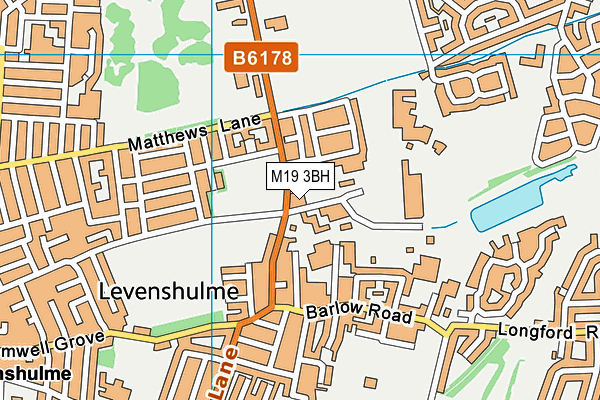 M19 3BH map - OS VectorMap District (Ordnance Survey)