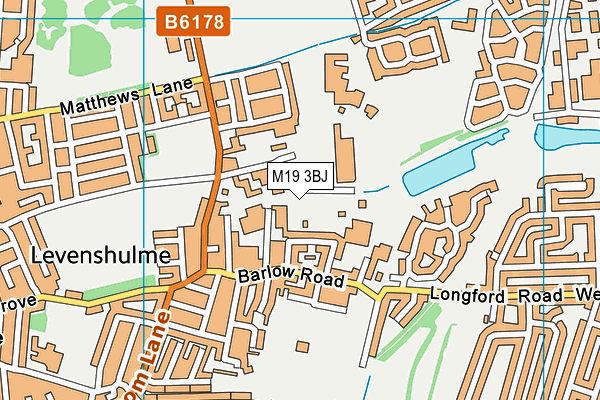 M19 3BJ map - OS VectorMap District (Ordnance Survey)