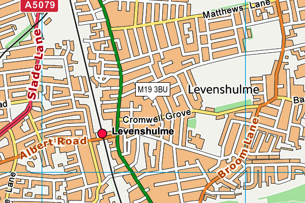 M19 3BU map - OS VectorMap District (Ordnance Survey)