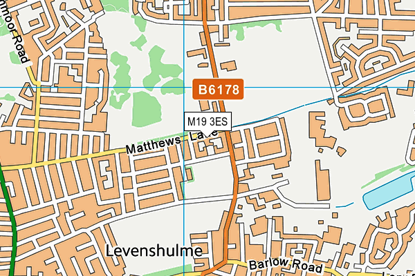 M19 3ES map - OS VectorMap District (Ordnance Survey)