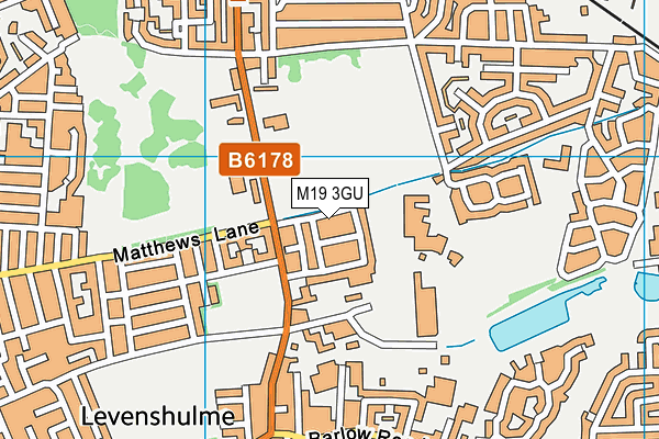 M19 3GU map - OS VectorMap District (Ordnance Survey)