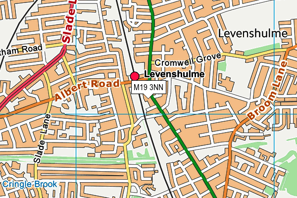 M19 3NN map - OS VectorMap District (Ordnance Survey)