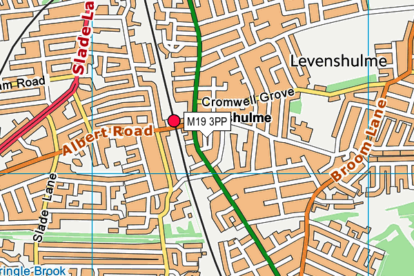 M19 3PP map - OS VectorMap District (Ordnance Survey)