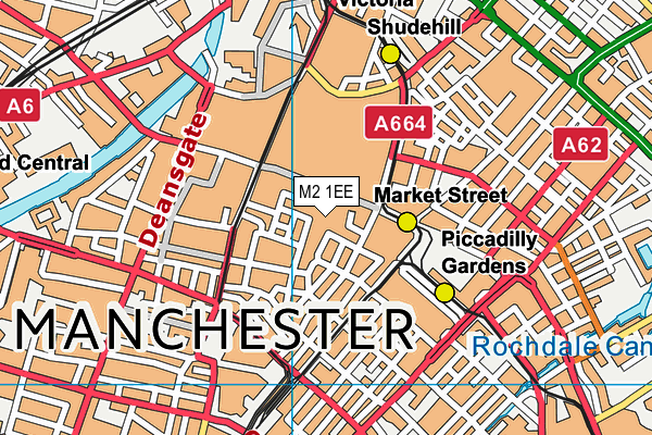 M2 1EE map - OS VectorMap District (Ordnance Survey)