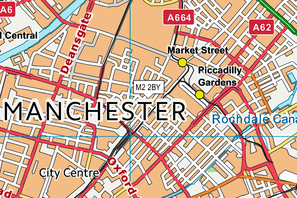 M2 2BY map - OS VectorMap District (Ordnance Survey)