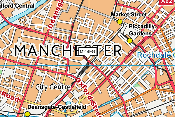 M2 4EG map - OS VectorMap District (Ordnance Survey)