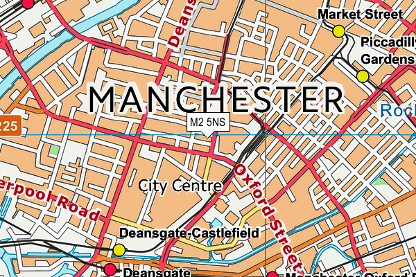 M2 5NS map - OS VectorMap District (Ordnance Survey)
