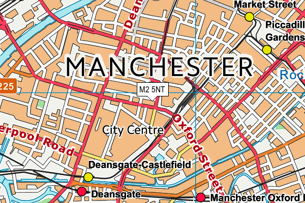 M2 5NT map - OS VectorMap District (Ordnance Survey)