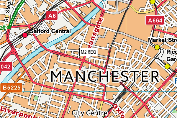 M2 6EQ map - OS VectorMap District (Ordnance Survey)