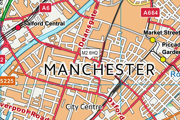 M2 6HQ map - OS VectorMap District (Ordnance Survey)