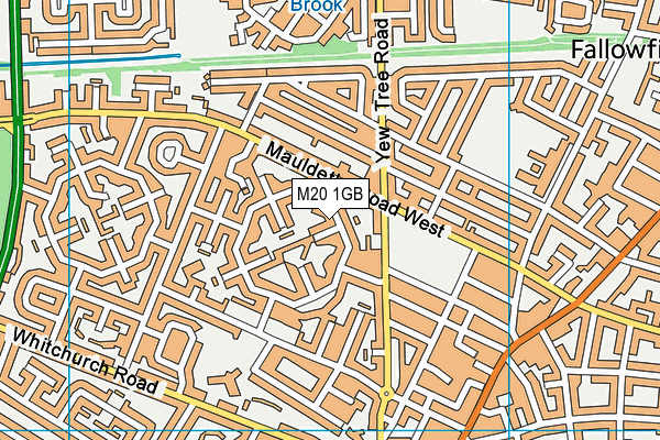 M20 1GB map - OS VectorMap District (Ordnance Survey)