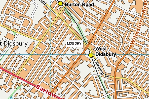 M20 2BY map - OS VectorMap District (Ordnance Survey)