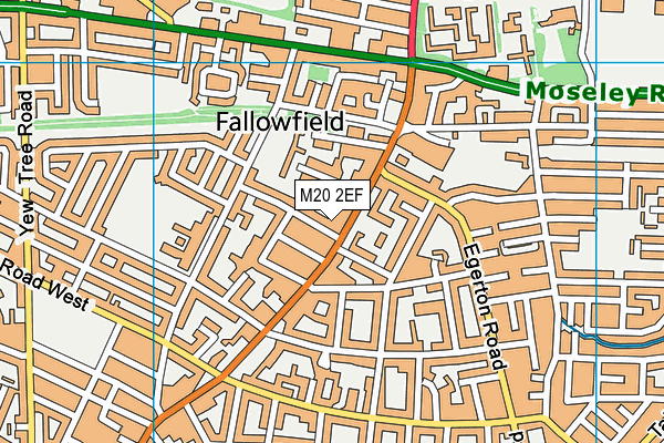 M20 2EF map - OS VectorMap District (Ordnance Survey)