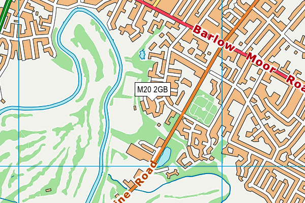 M20 2GB map - OS VectorMap District (Ordnance Survey)