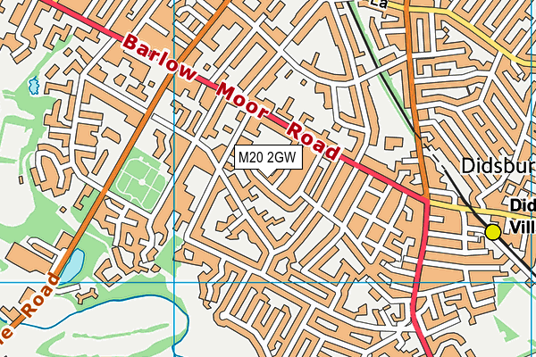 M20 2GW map - OS VectorMap District (Ordnance Survey)