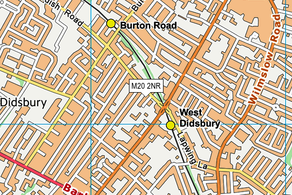 M20 2NR map - OS VectorMap District (Ordnance Survey)