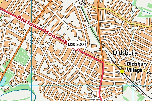 M20 2QQ map - OS VectorMap District (Ordnance Survey)