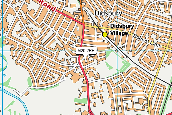 M20 2RH map - OS VectorMap District (Ordnance Survey)