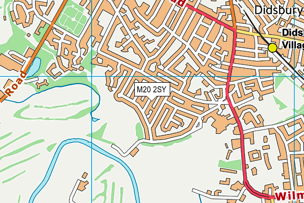 M20 2SY map - OS VectorMap District (Ordnance Survey)