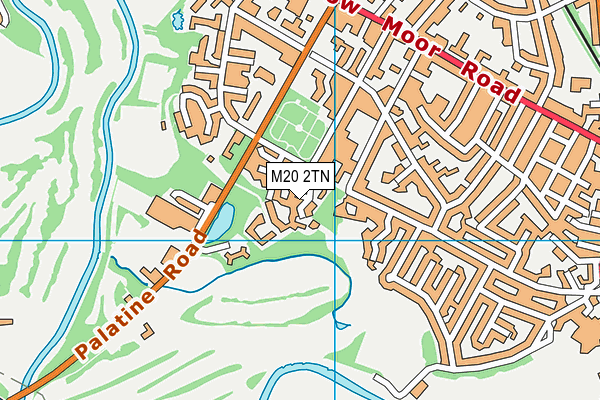 M20 2TN map - OS VectorMap District (Ordnance Survey)