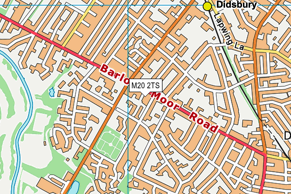 M20 2TS map - OS VectorMap District (Ordnance Survey)