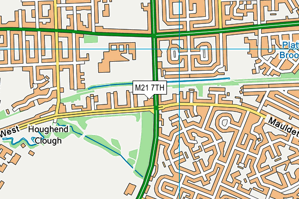 M21 7TH map - OS VectorMap District (Ordnance Survey)
