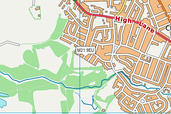 M21 9EU map - OS VectorMap District (Ordnance Survey)
