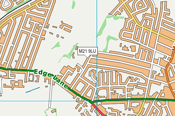 M21 9LU map - OS VectorMap District (Ordnance Survey)