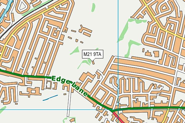 Longford Park Stadium map (M21 9TA) - OS VectorMap District (Ordnance Survey)