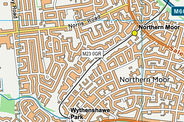 M23 0GR map - OS VectorMap District (Ordnance Survey)