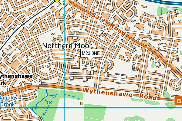 M23 0NE map - OS VectorMap District (Ordnance Survey)