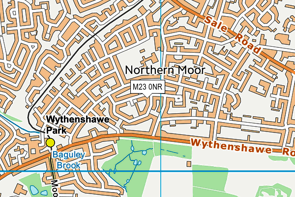 M23 0NR map - OS VectorMap District (Ordnance Survey)