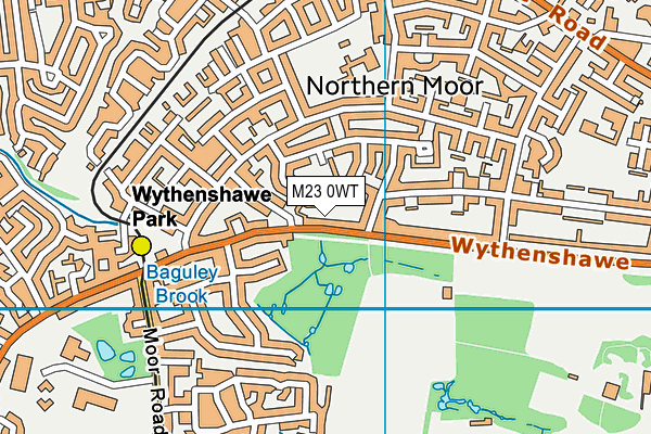 M23 0WT map - OS VectorMap District (Ordnance Survey)