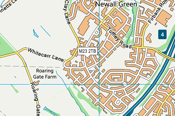 M23 2TB map - OS VectorMap District (Ordnance Survey)