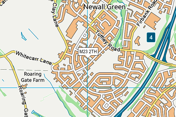 M23 2TH map - OS VectorMap District (Ordnance Survey)
