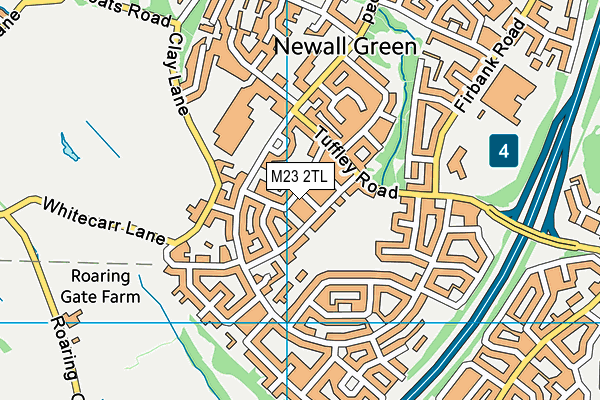 M23 2TL map - OS VectorMap District (Ordnance Survey)