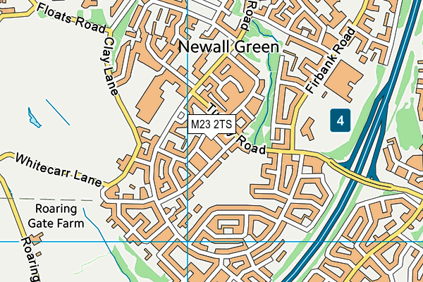 M23 2TS map - OS VectorMap District (Ordnance Survey)