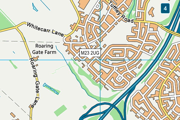 M23 2UG map - OS VectorMap District (Ordnance Survey)