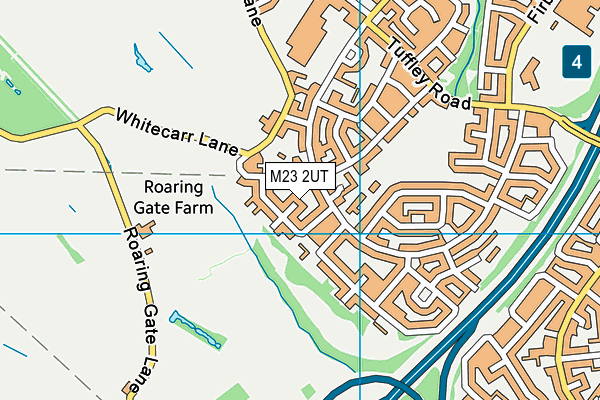M23 2UT map - OS VectorMap District (Ordnance Survey)