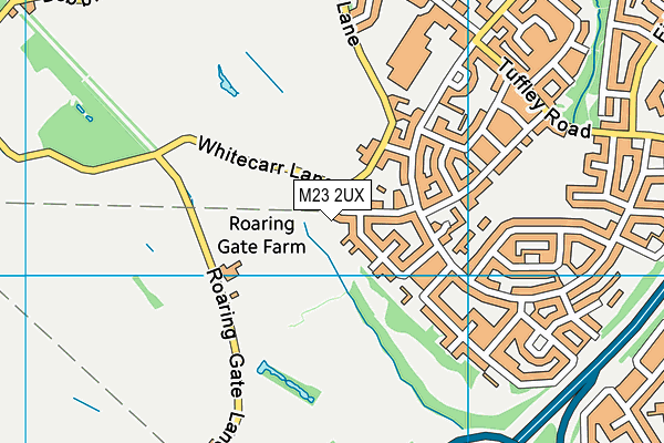M23 2UX map - OS VectorMap District (Ordnance Survey)
