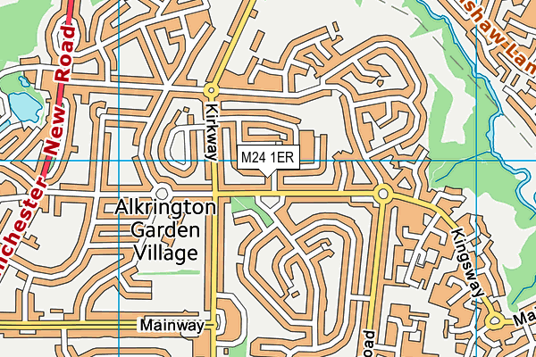 M24 1ER map - OS VectorMap District (Ordnance Survey)
